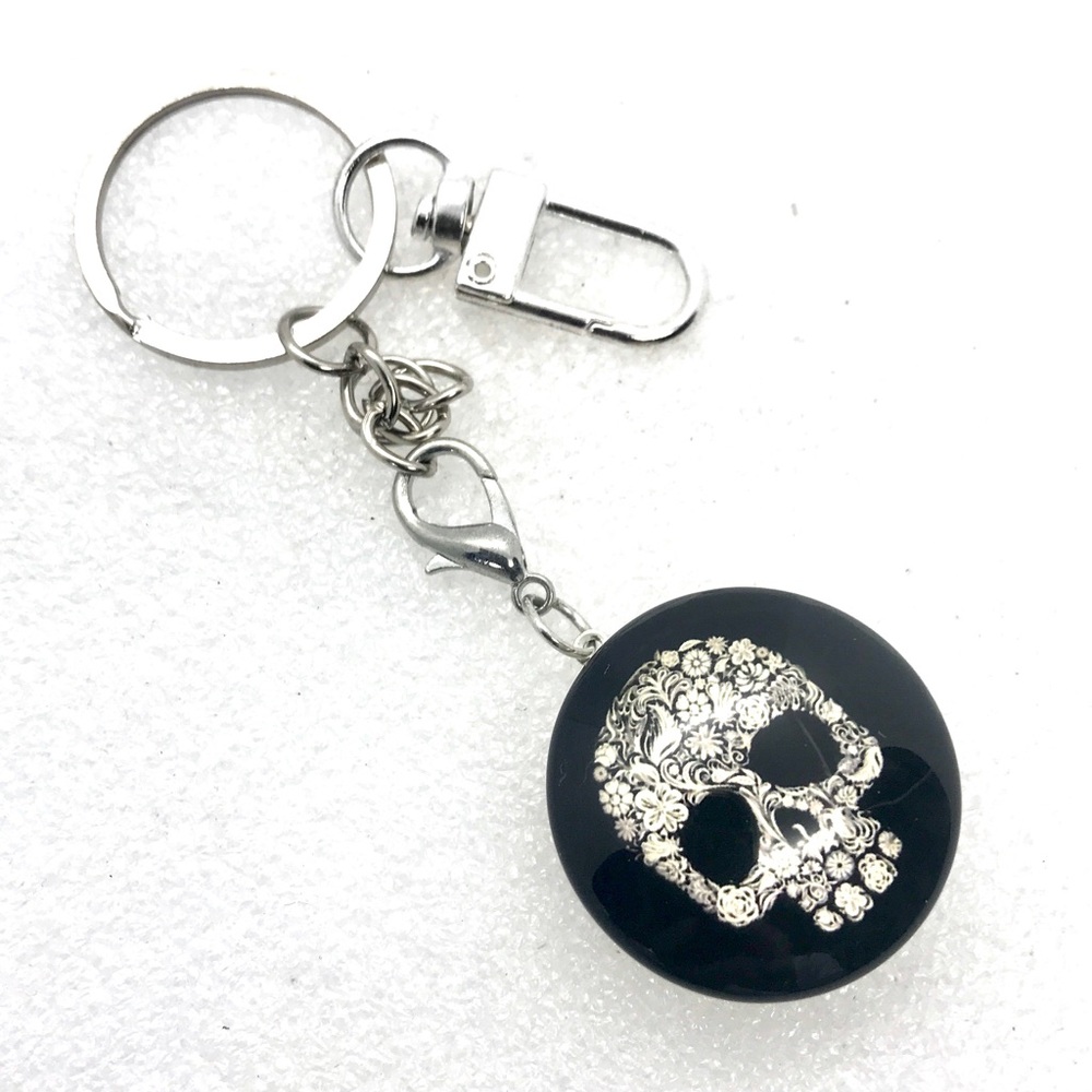 Handmade 30mm snap Keychain ring Statement snap sj30